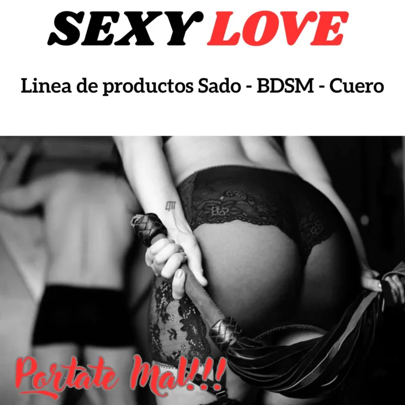 Esposas de Cuero con Cadena y Hebilla Regulable - Imagen 4