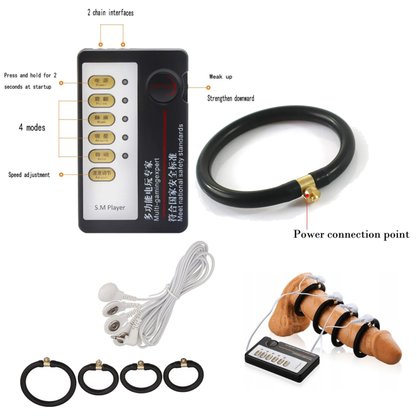 Electro Estimulador + anillos