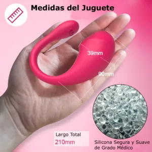 Vibrador Huevo Bala Inalámbrico Remoto Control Celular App - Bluethoot: imagen 9