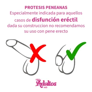 Protesis Peneana Semirigida Pellizcable Mod 2 (16×4cm): imagen 4