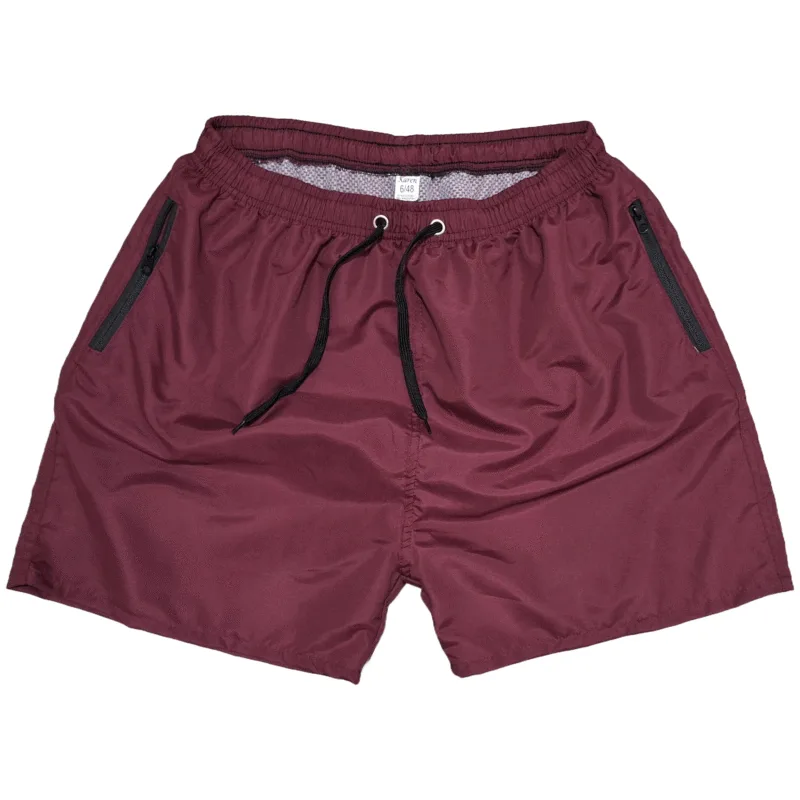 Short De Baño Bolsillo con Cierre y suspensor