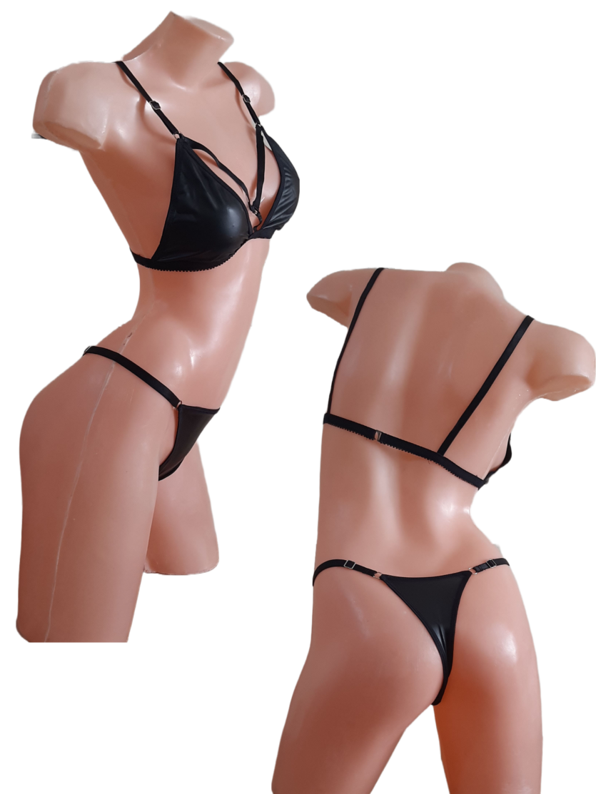 CONJUNTO ENGOMADO CORPIÑO Y COLALESS (art 2016) Talle 85 al 100