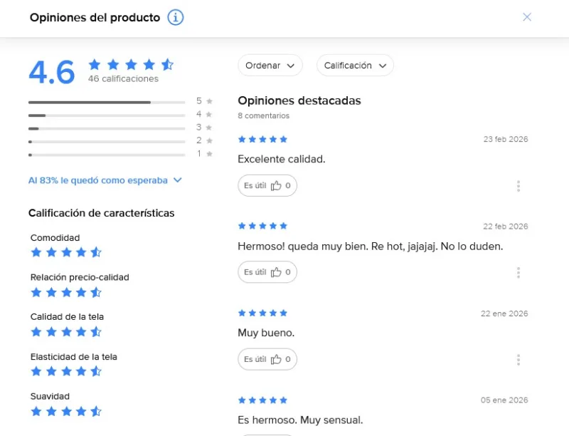 Body de encaje con entrepierna abierta (810) Talle 90 al 110