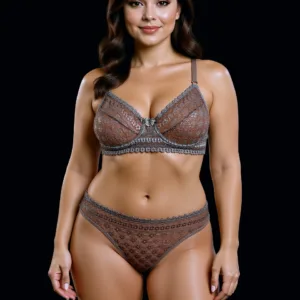Conjunto Colaless Puntilla "Paula" con Aro (art 5102) Talle 85 al 110: imagen 13